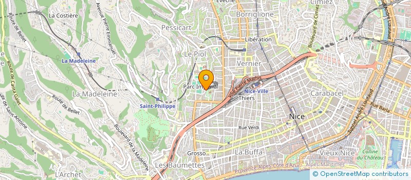 localisation de l'entreprise STICAZUR à NICE