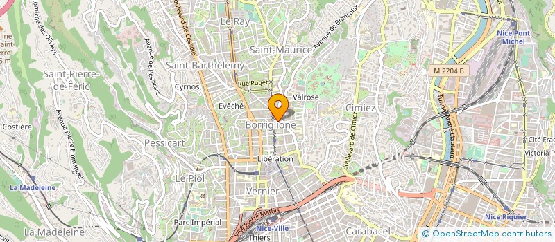 localisation de l'entreprise STICAZUR à NICE