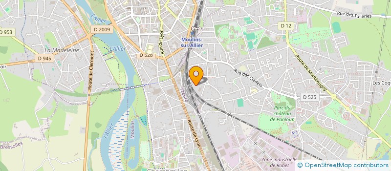 localisation de l'entreprise STICH  YZEURE