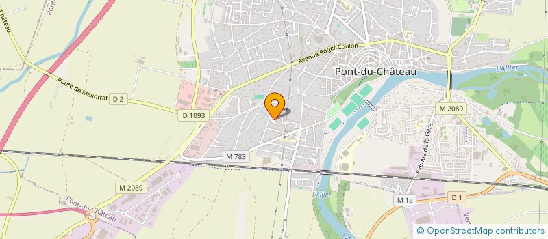 localisation de l'entreprise STICKO  PONT-DU-CHATEAU