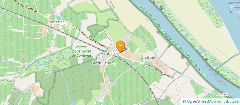 localisation de l'entreprise STICKORA  LABARDE