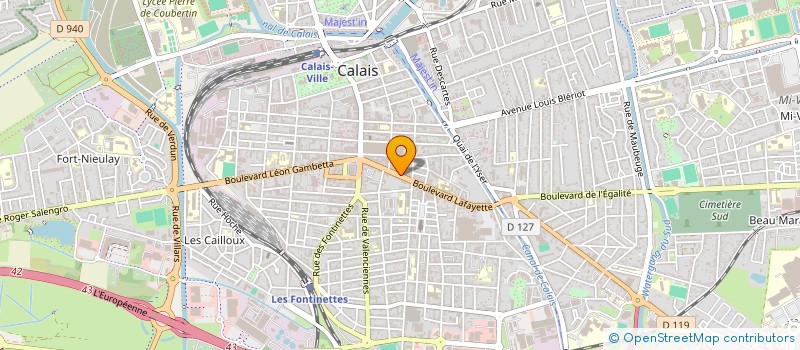 localisation de l'entreprise STICKY AND KAWAII  CALAIS