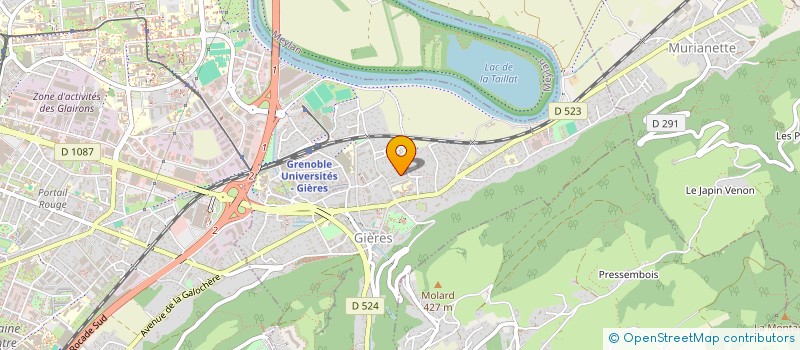 localisation de l'entreprise STICOT ET GRENOUILLE  GIERES