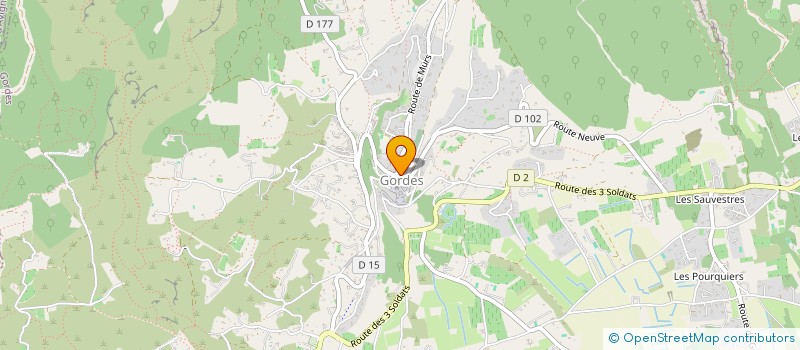 localisation de l'entreprise STIDE à GORDES