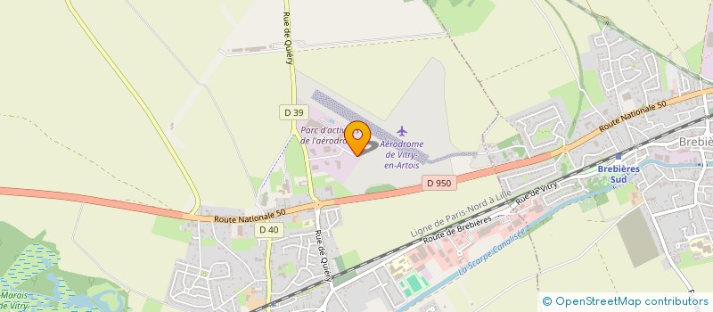 localisation de l'entreprise STIENNE PRODUCTION à VITRY-EN-ARTOIS