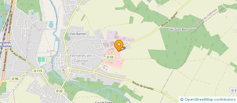 localisation de l'entreprise STIF à FERRIERES-EN-GATINAIS