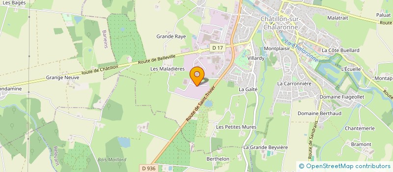 localisation de l'entreprise STIF à CHATILLON-SUR-CHALARONNE