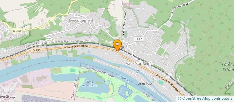 localisation de l'entreprise STIG à VAUX-SUR-SEINE