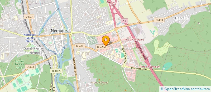 localisation de l'entreprise STIGEC  NEMOURS