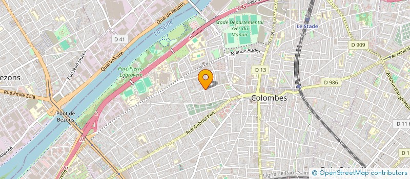 localisation de l'entreprise STIK'AIR à COLOMBES