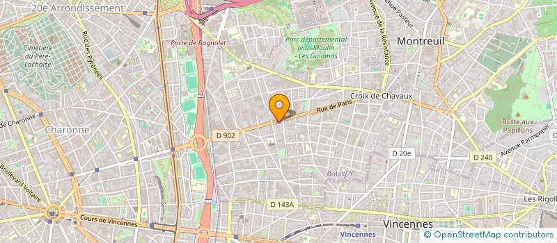 localisation de l'entreprise STIL à MONTREUIL