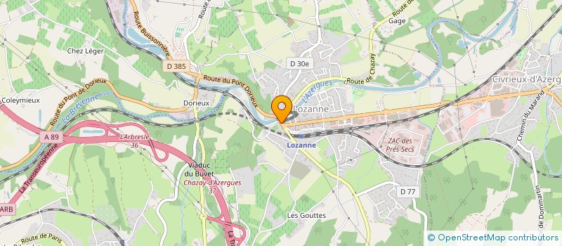 localisation de l'entreprise STIL BLANC à CIVRIEUX D'AZERGUES