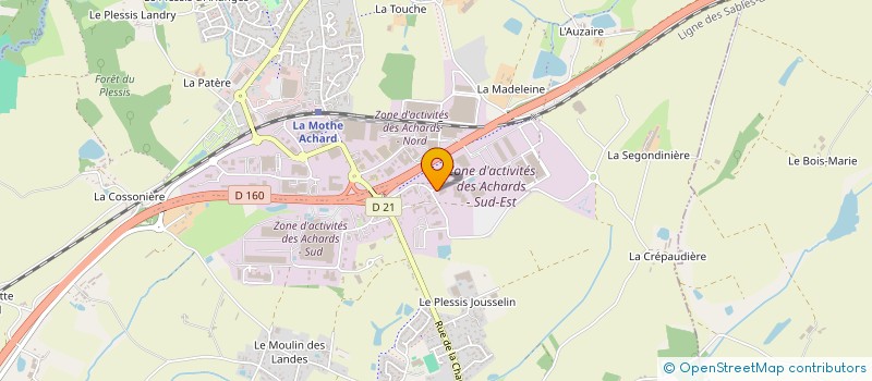 localisation de l'entreprise STIL DECOUP  LES ACHARDS