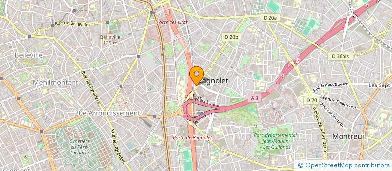 localisation de l'entreprise STIL INVEST  BAGNOLET