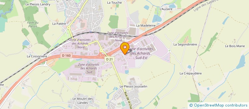 localisation de l'entreprise STIL PLATRE à LES ACHARDS