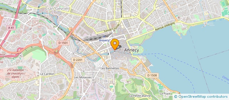 localisation de l'entreprise STILCAR à ANNECY
