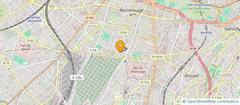 localisation de l'entreprise STILIC FORCE à MONTROUGE