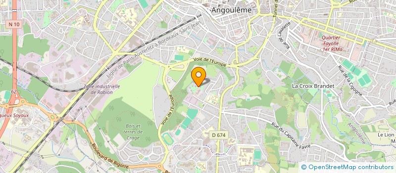 localisation de l'entreprise STILL PLATRE à ANGOULEME