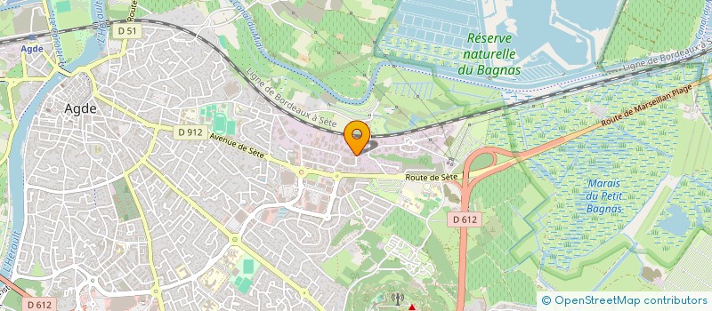 localisation de l'entreprise STILLER à AGDE