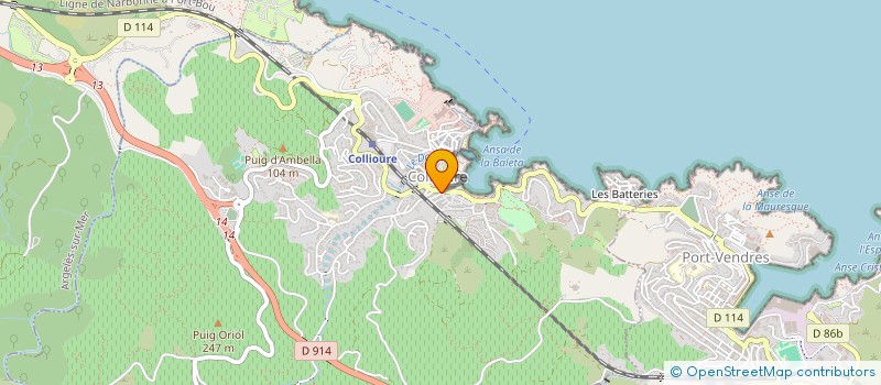 localisation de l'entreprise STILLITANO  COLLIOURE