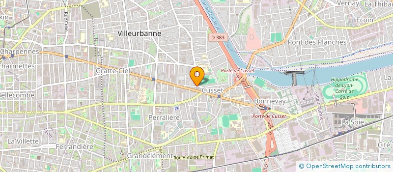 localisation de l'entreprise STILSON à VILLEURBANNE