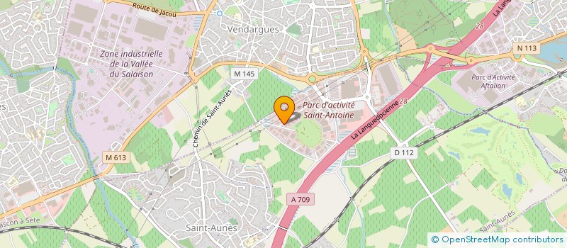 localisation de l'entreprise STIM à SAINT-AUNES