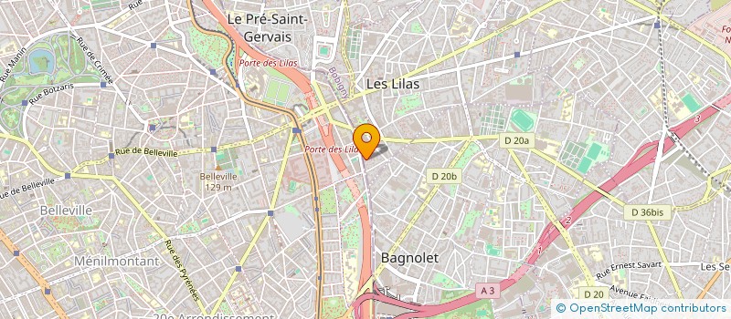 localisation de l'entreprise STIM à LES LILAS