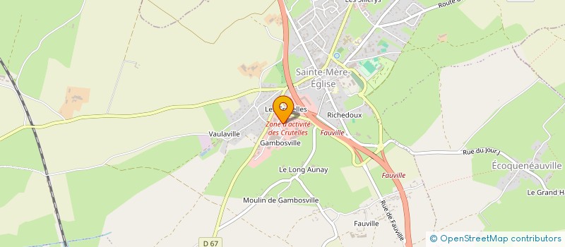 localisation de l'entreprise STIM à SAINTE-MERE-EGLISE