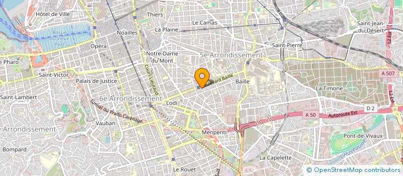localisation de l'entreprise STIM BODY FIT à MARSEILLE