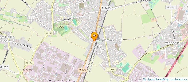 localisation de l'entreprise STIM'FIT  TEMPLEMARS