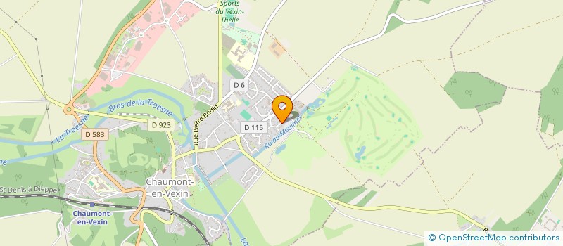 localisation de l'entreprise STIM GUYOT BETON  CHAUMONT-EN-VEXIN