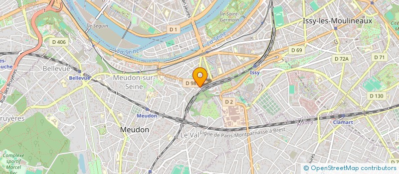 localisation de l'entreprise STIMA COACHING & FORMATION à MEUDON