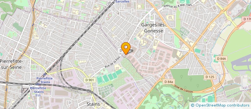 localisation de l'entreprise STIMAC à GARGES-LES-GONESSE