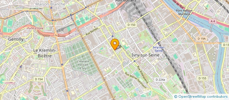 localisation de l'entreprise STIMAREC à IVRY-SUR-SEINE