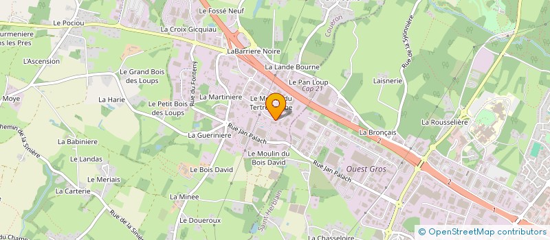localisation de l'entreprise STIMCAR FRANCE à COUERON