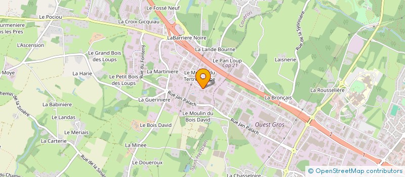 localisation de l'entreprise STIMCAR HOLDING à COUERON