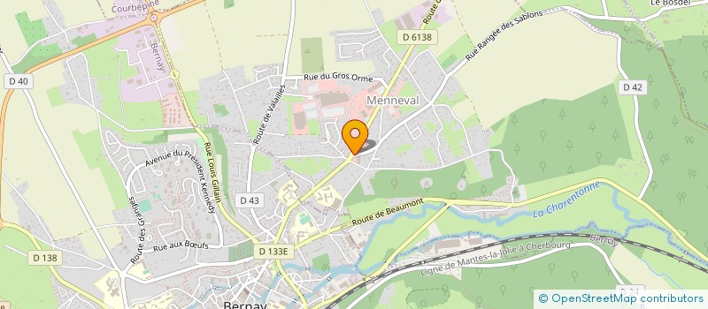 localisation de l'entreprise STIMCC CUISINES à MENNEVAL
