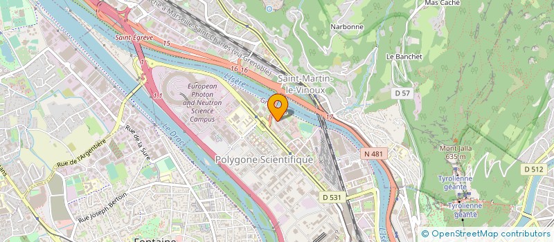 localisation de l'entreprise STIMERGY à GRENOBLE