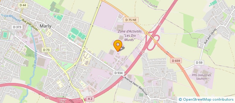 localisation de l'entreprise STIMIMMO  SAULTAIN