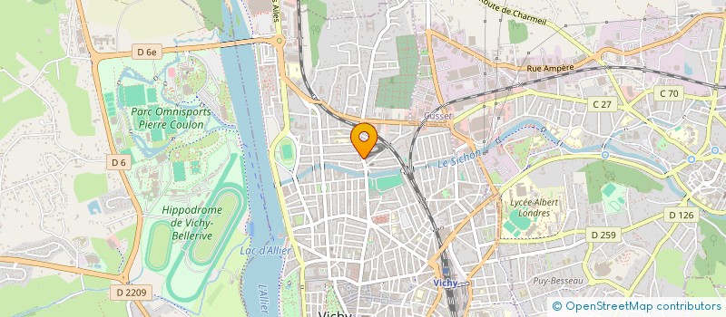 localisation de l'entreprise STIMLIFE à VICHY