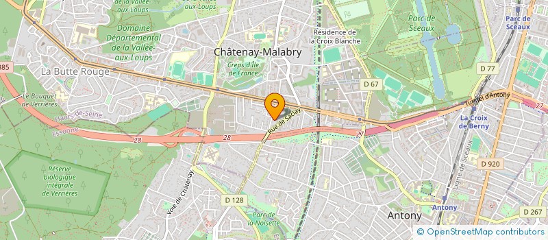 localisation de l'entreprise STIMMO à CHATENAY-MALABRY