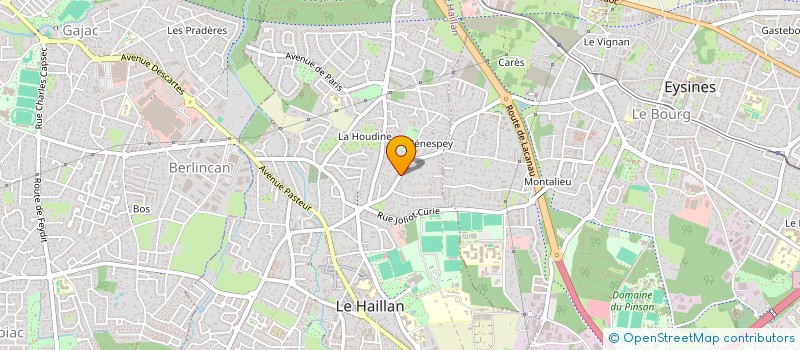 localisation de l'entreprise STIMMO  LE HAILLAN