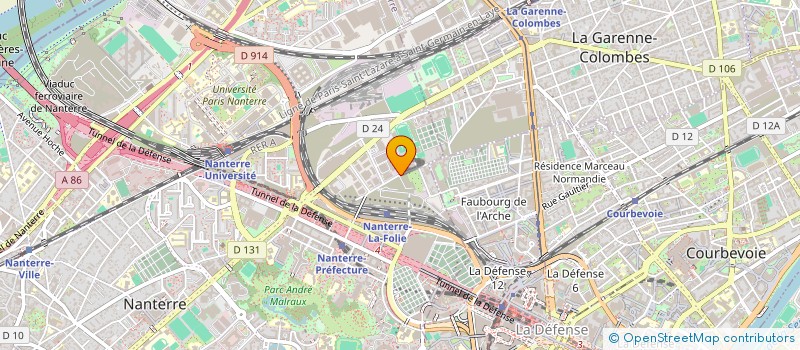 localisation de l'entreprise STIMOBJET à NANTERRE