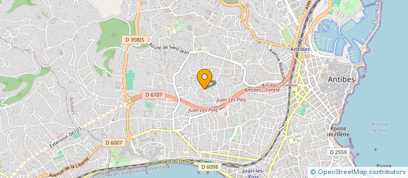 localisation de l'entreprise STIMS à ANTIBES