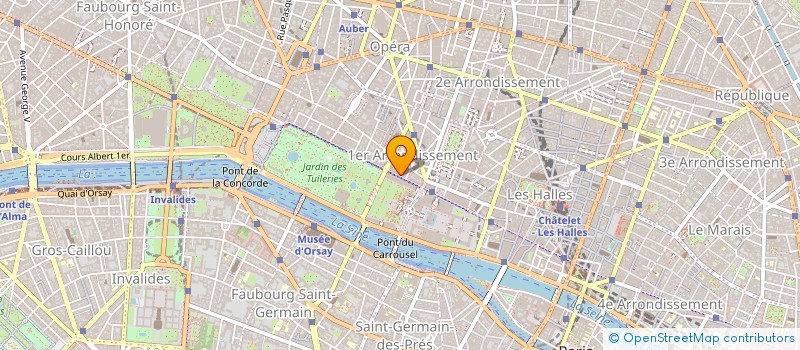 localisation de l'entreprise STIMTOUR-VOYAGES A LA CARTE à PARIS