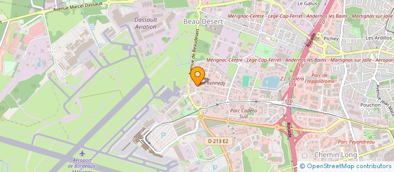 localisation de l'entreprise STIMUPRAT EDITIONS à MERIGNAC