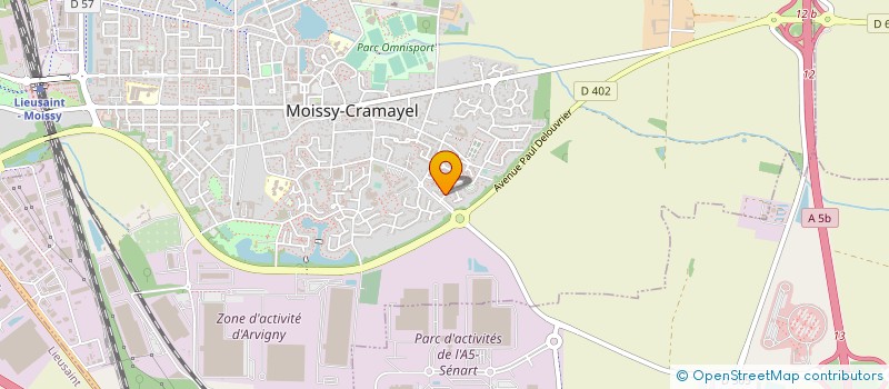 localisation de l'entreprise STIN'MELEC à MOISSY-CRAMAYEL