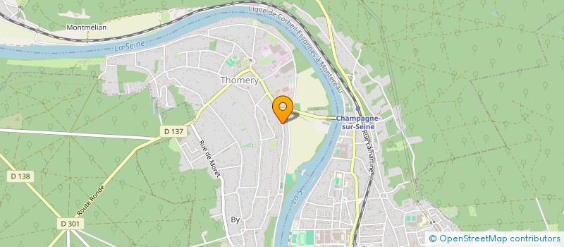 localisation de l'entreprise STINES IMMO  THOMERY