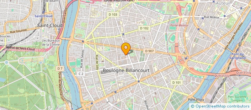 localisation de l'entreprise STINO à BOULOGNE-BILLANCOURT