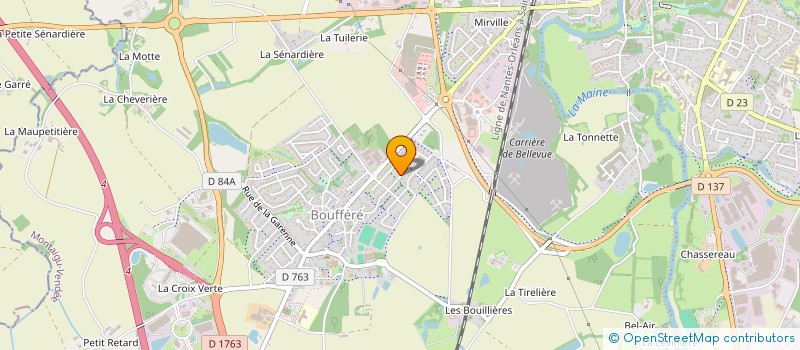localisation de l'entreprise STINO à MONTAIGU-VENDEE